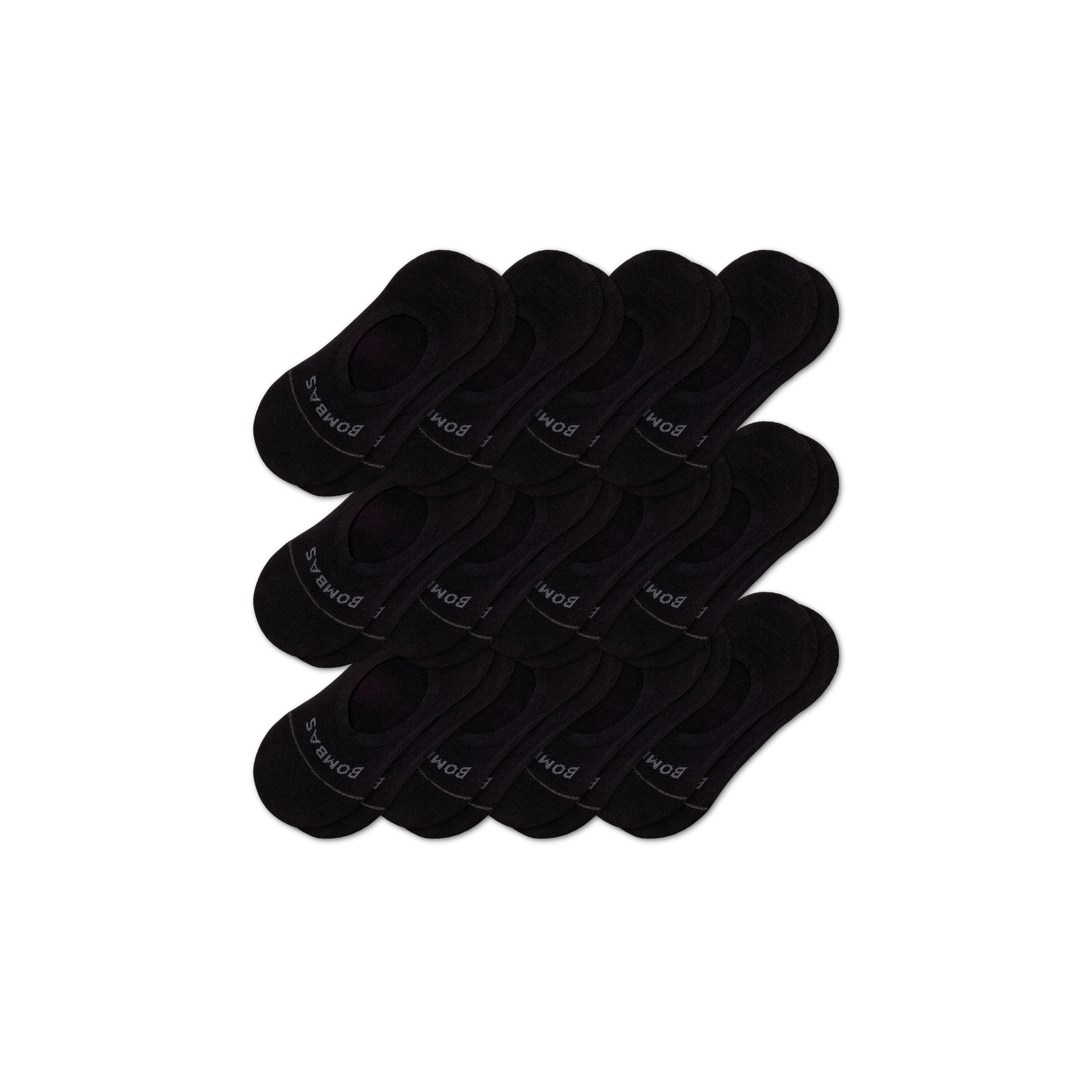Men's Lightweight No Show Sock 12-Pack - black - 1
