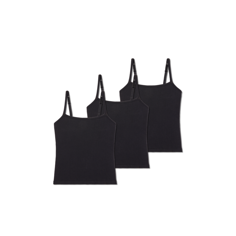 Women's Built-In Bra Seamless Cami 3-Pack - Clean Fit Layer