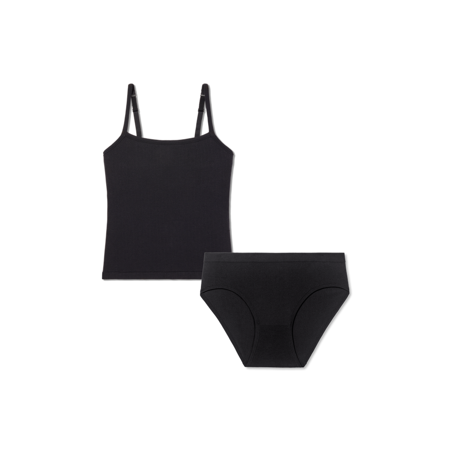 Women's Built-In Bra Seamless Cami + Brief Pack - Stretch Ease