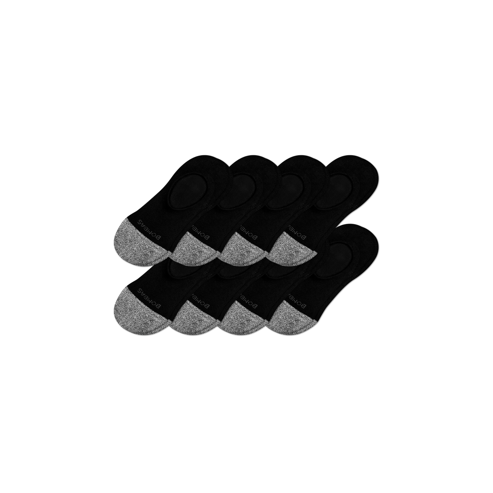 Men's Cushioned No Show Sock 8-Pack - black - 3