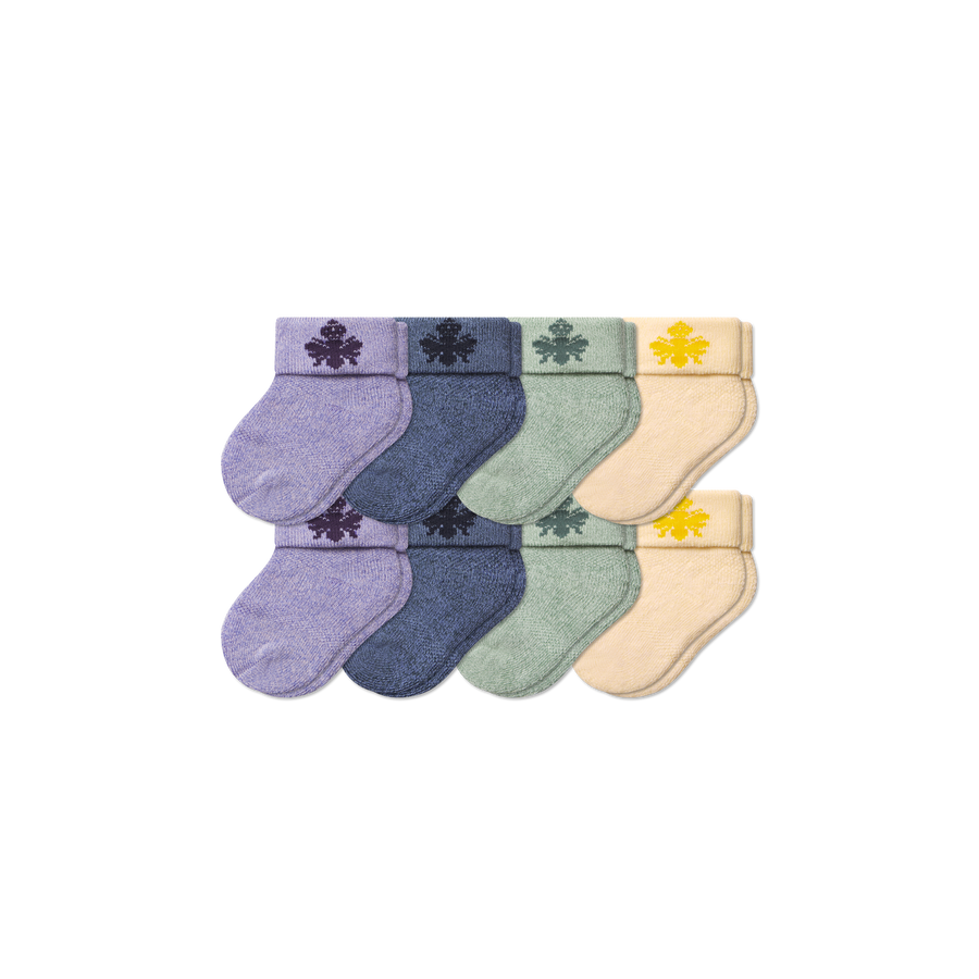 Baby Sock 8-Pack (0-6 Months) - School Ready