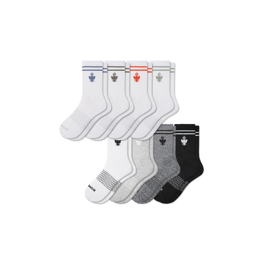 Men's Originals Half Calf Sock 8-Pack - Steady Travel Pair