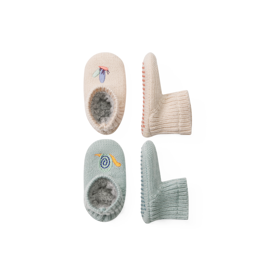Baby Gripper Slipper 2-Pack - Home Morning Landing