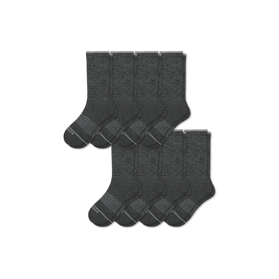 Women's Merino Wool Blend Calf Sock 8-Pack - Steady Crew Rotation