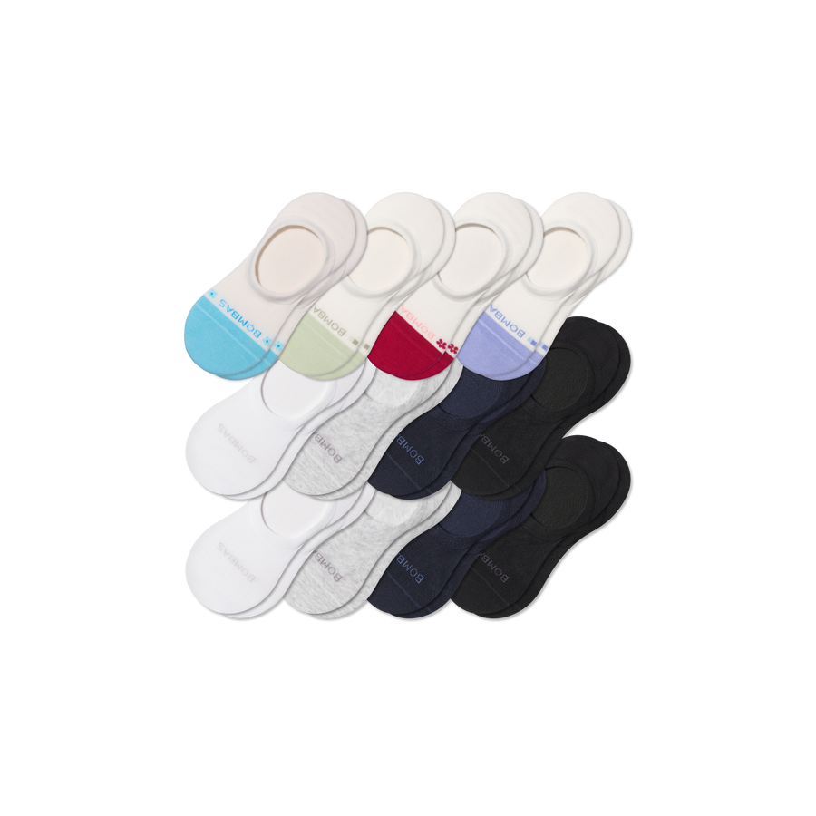 Women's Lightweight No Show Sock 12-Pack - Smooth Hike Step