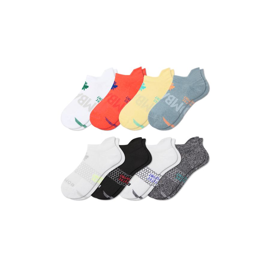 Youth All Sport Ankle Sock 8-Pack - Light No Show Pair