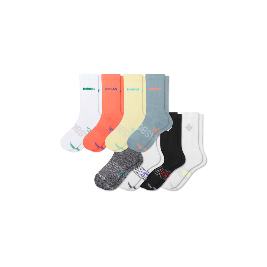 Youth All Sport Calf Sock 8-Pack - Studio Ankle Comfort