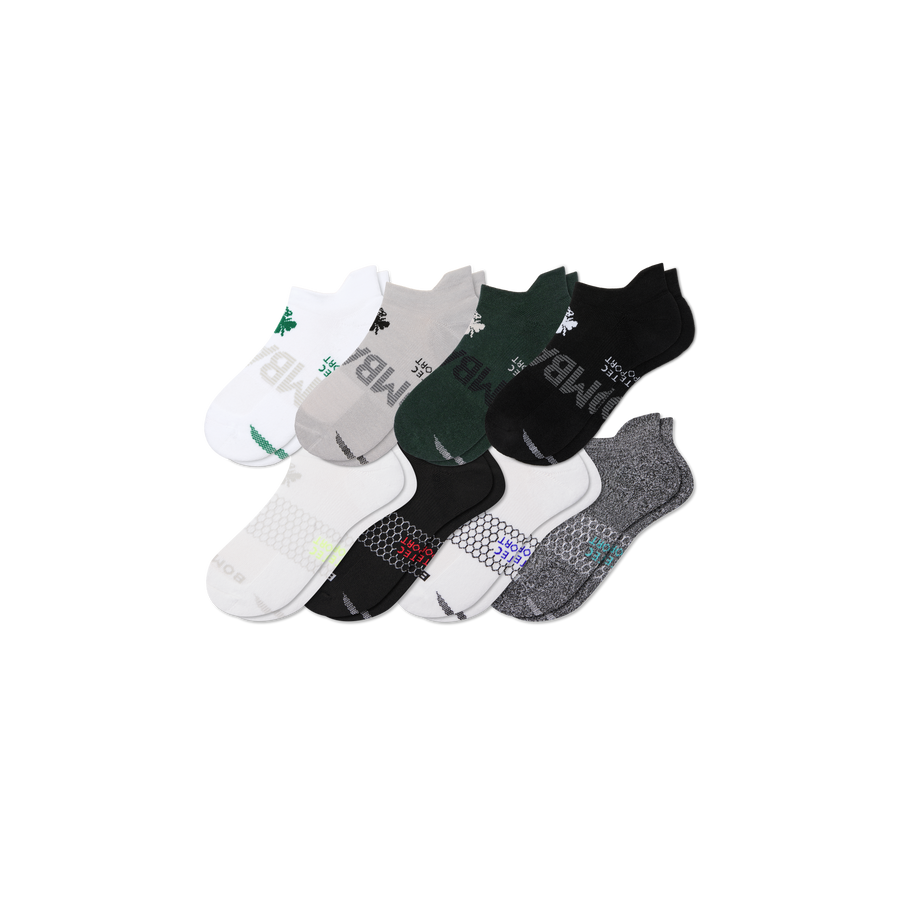 Men's All Sport Ankle Sock 8-Pack - Breathable Travel Support