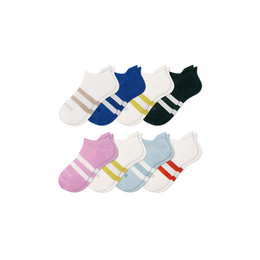 Youth Ankle Sock 8-Pack - Smooth Everyday Cushion