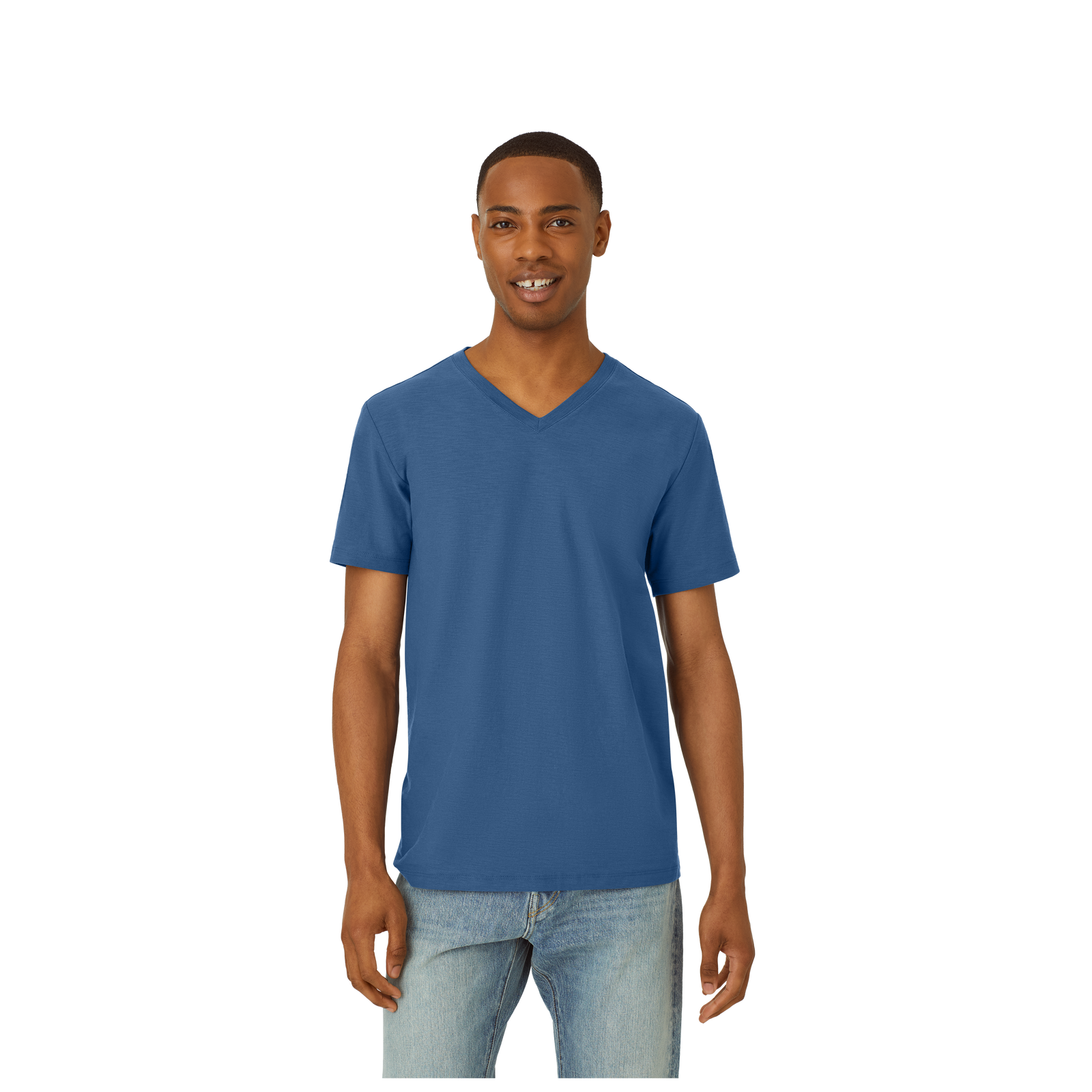 Air Slub V-Neck T-Shirt Great Lake MO1