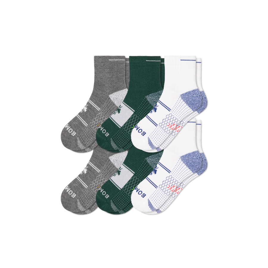 Men's Golf Quarter Sock 6-Pack - Studio Lounge Fit