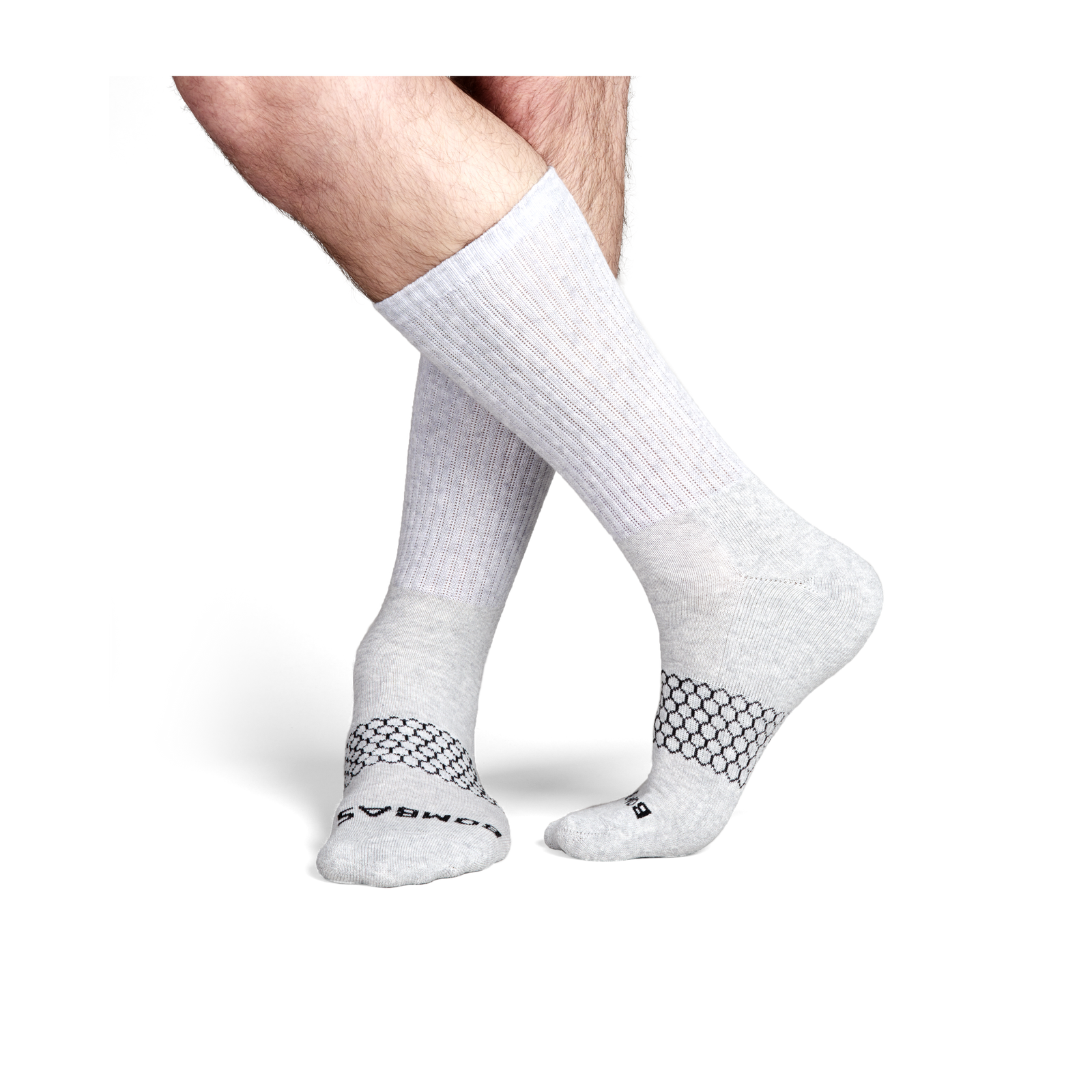 Men's Solids Calf Sock - grey - 13