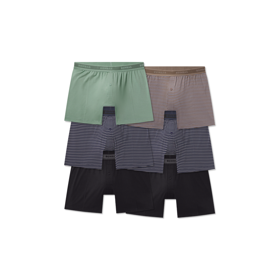 Men's Soft Flex Slim Boxer 6-Pack - Clean Everyday Base