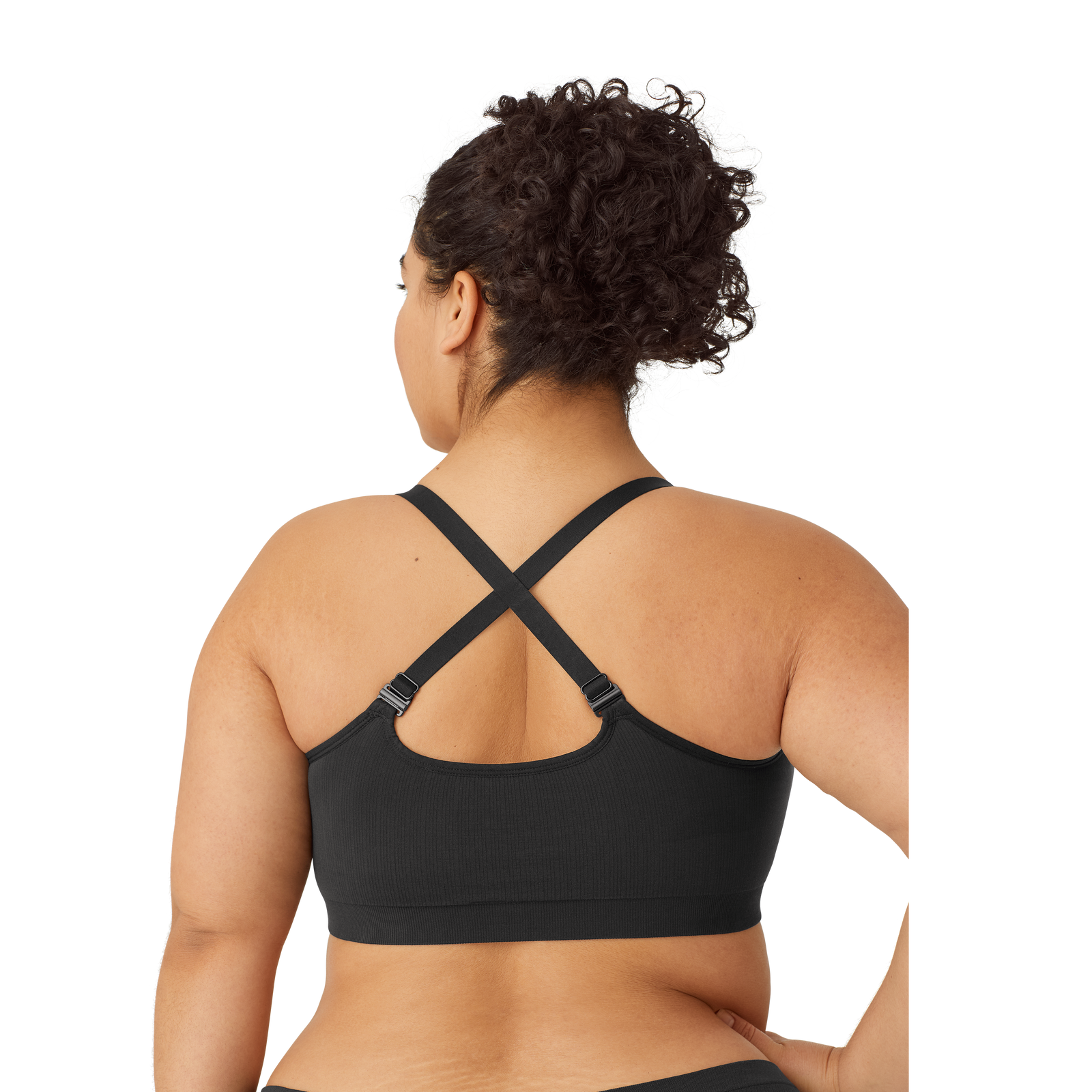 Women's Ribbed Seamless Bralette 2-Pack - hickory-mix - 18