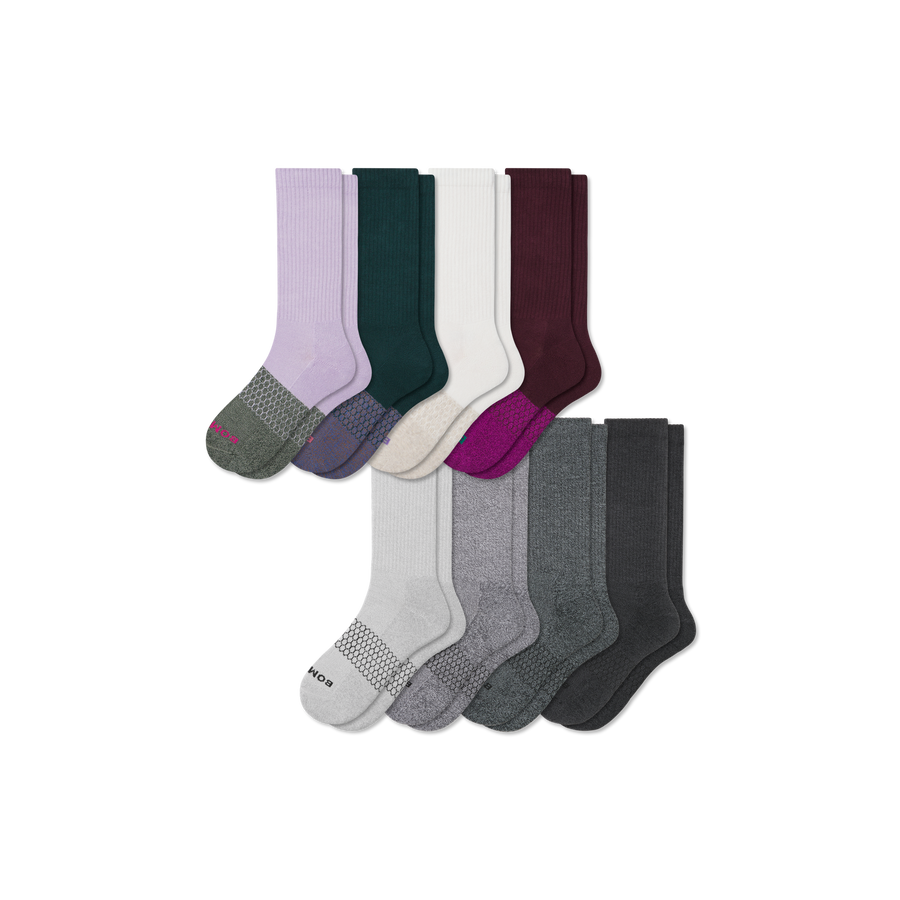 Women's Marl Calf Sock 8-Pack - Trail Ankle Support