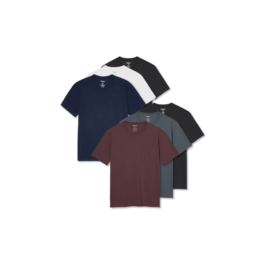 Women's Premium Weight Boyfriend T-Shirt 6-Pack - Off Duty Style