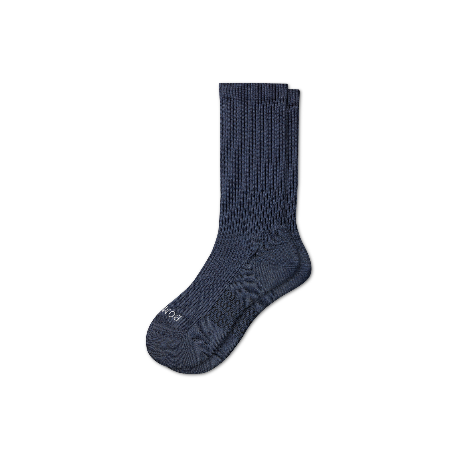 Modern Rib Calf Socks - Midnight Navy L [5701]