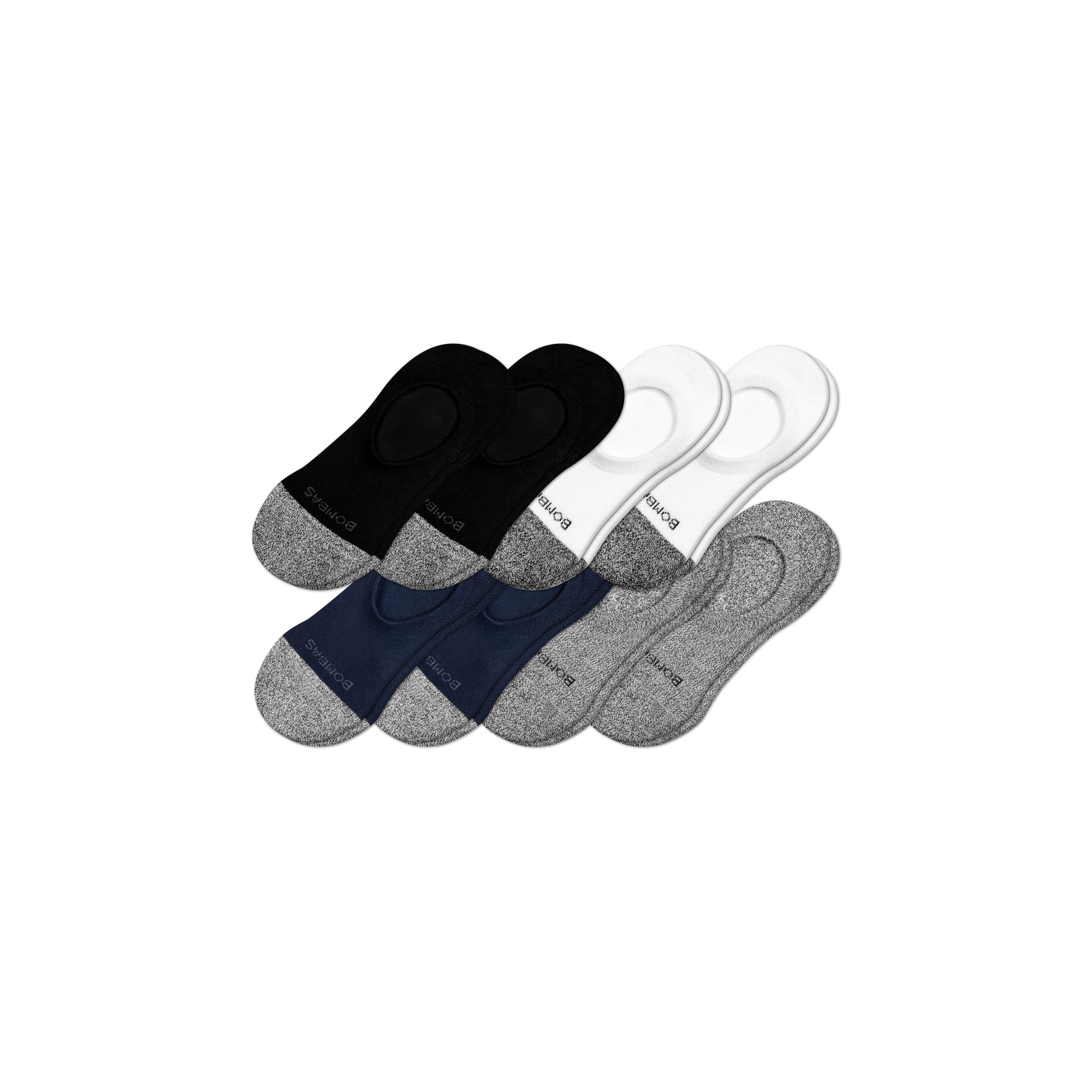 Men's Cushioned No Show Sock 8-Pack - mixed - 6