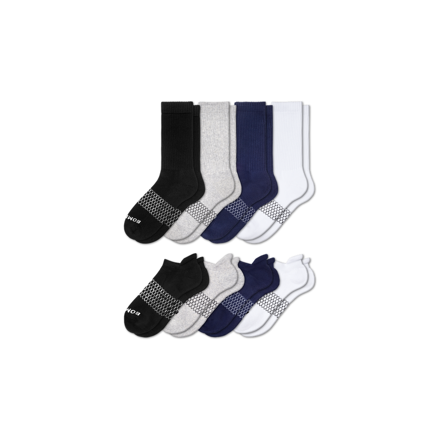 Men's Calf & Ankle Sock 8-Pack - Studio Office Wear