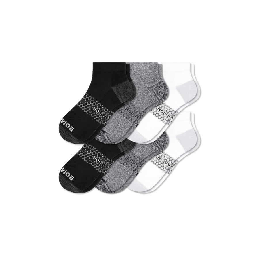 Men's Everyday Compression Ankle Sock 6-Pack - Steady Workout Relief