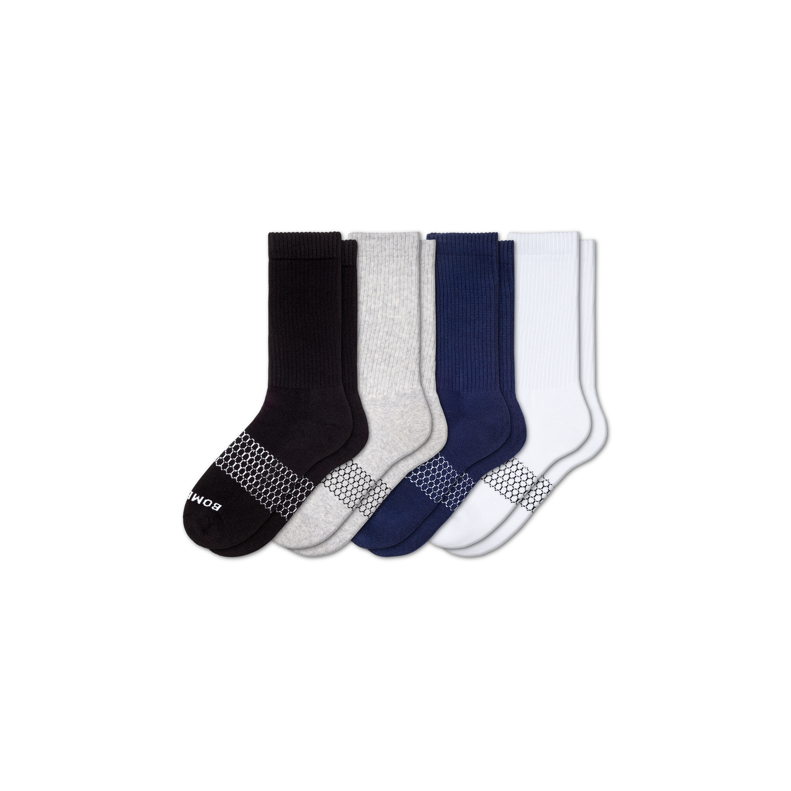 Men's Solids Calf Sock 4-Pack - mixed - 4