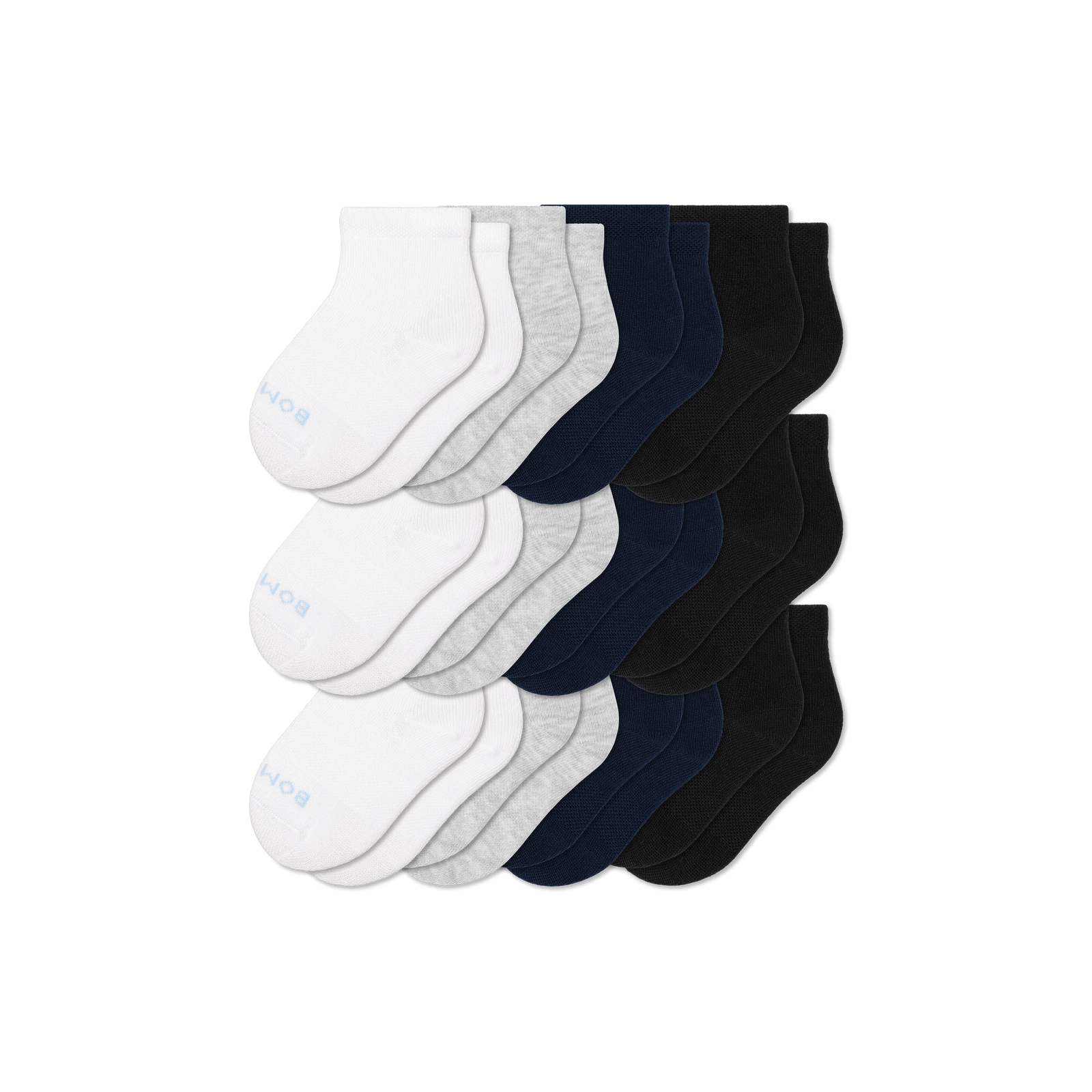 Toddler Lightweight Calf Sock 12-Pack - Mixed L