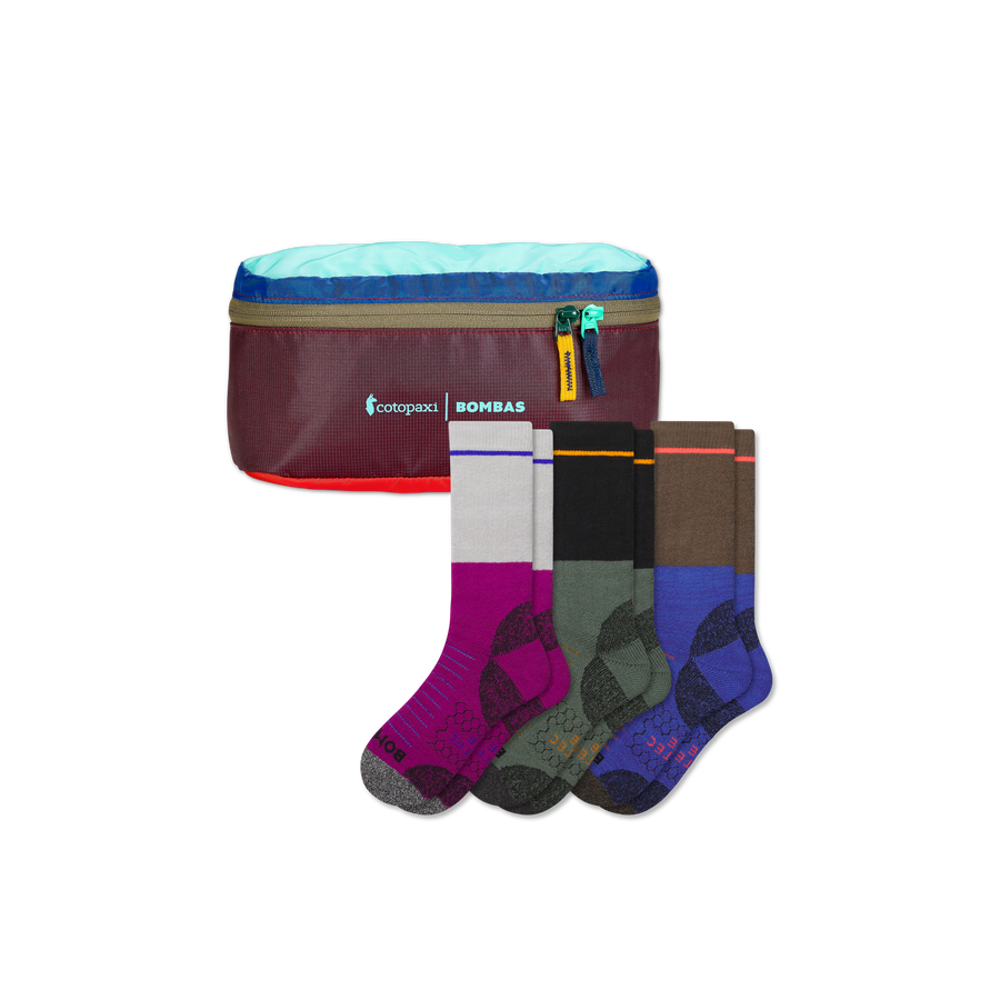Women's Hiking Calf Sock 3-Pack & Cotopaxi Fanny Pack - Daily Stash