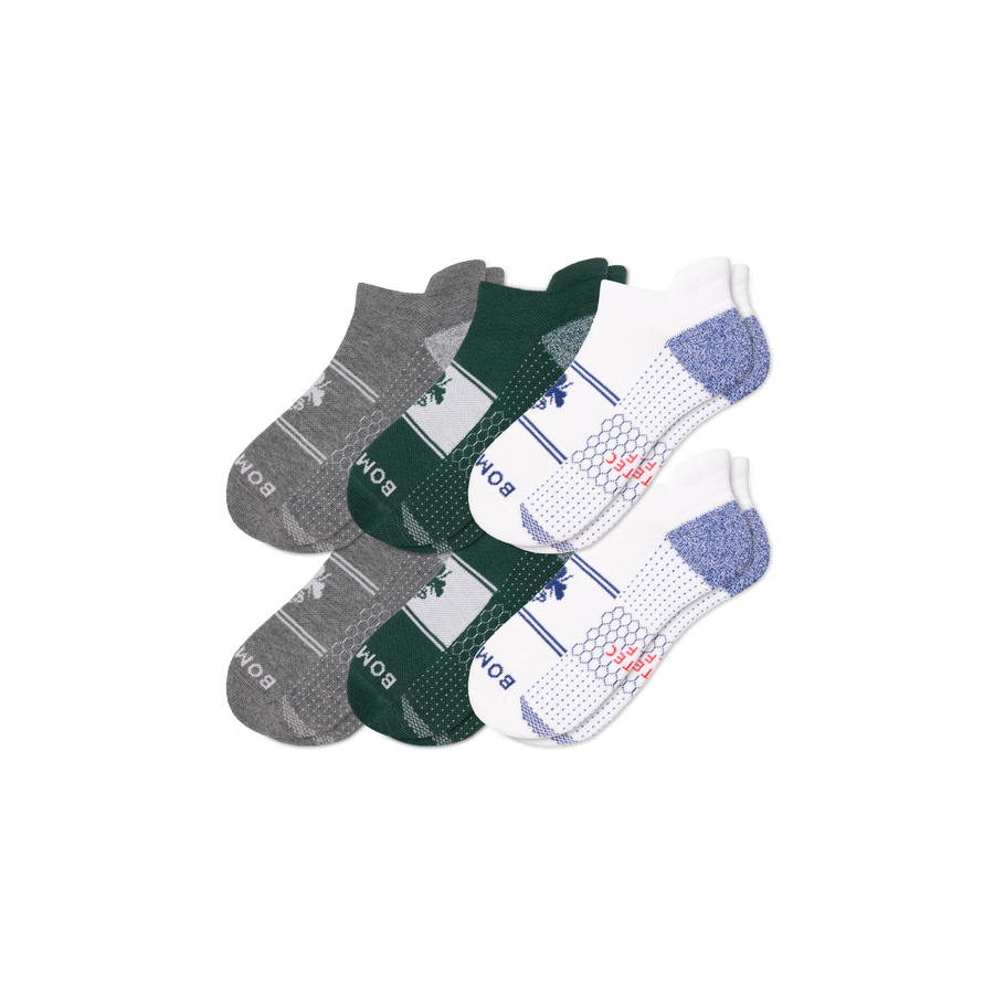 Men's Golf Ankle Sock 6-Pack - Run Court Comfort