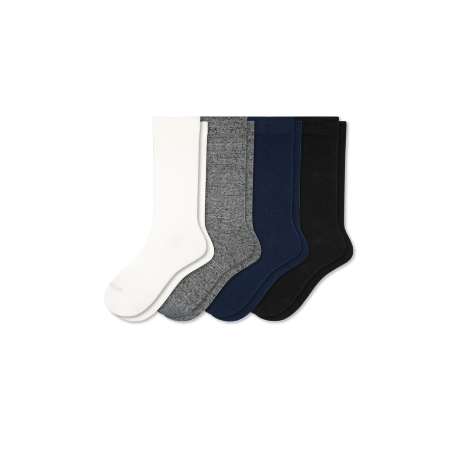Women's Lightweight Calf Sock 4-Pack - Light Low Cut Step