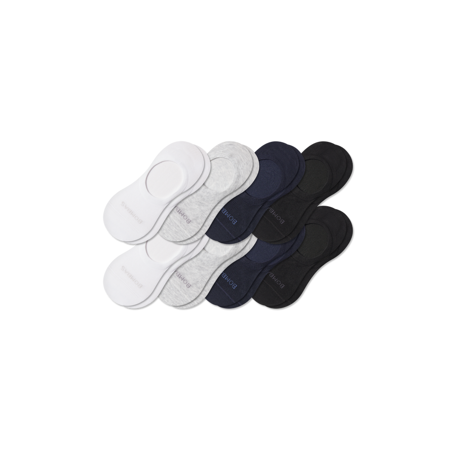 Men's Lightweight No Show Sock 8-Pack - Smooth School Support