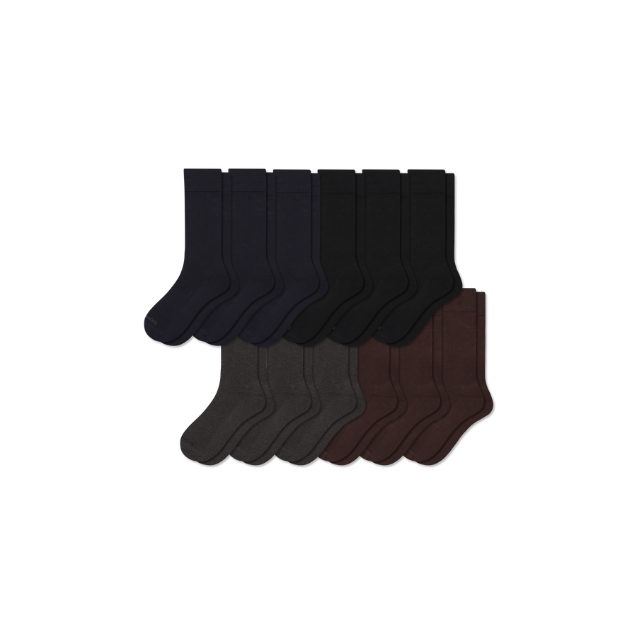 Men's Dress Calf Sock 12-Pack - Fresh School Rotation