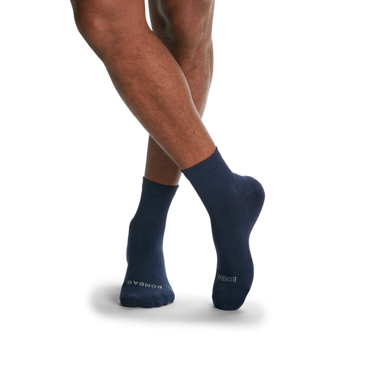 Modern Rib Quarter Socks - Midnight Navy MO1 [5702]