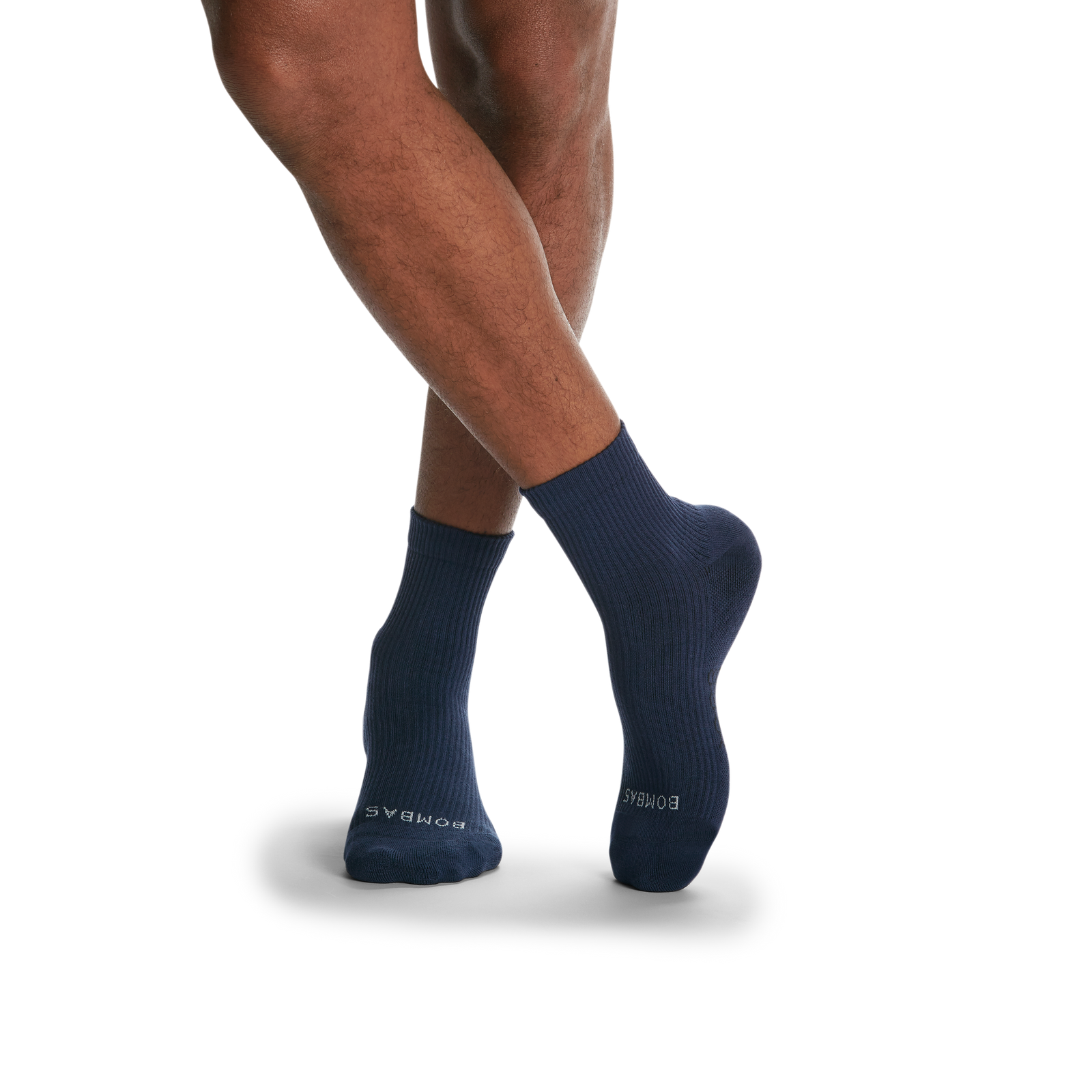 Modern Rib Quarter Socks - Midnight Navy MO1 [5702]