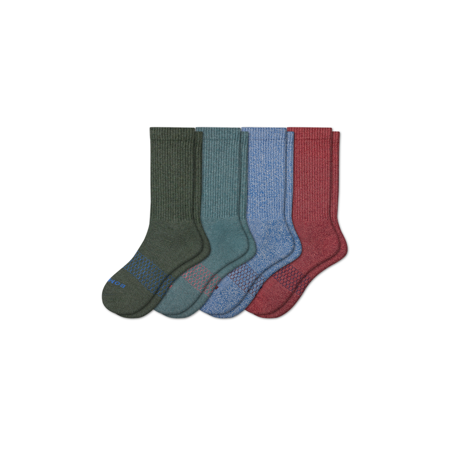 Men's Best Seller Calf Sock 4-Pack - Light Crew Wear