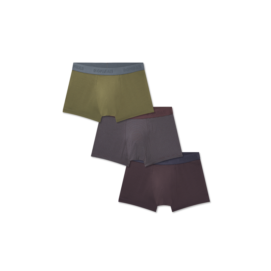 Men's Cotton Modal Blend Trunk 3-Pack - Calm Soft Comfort