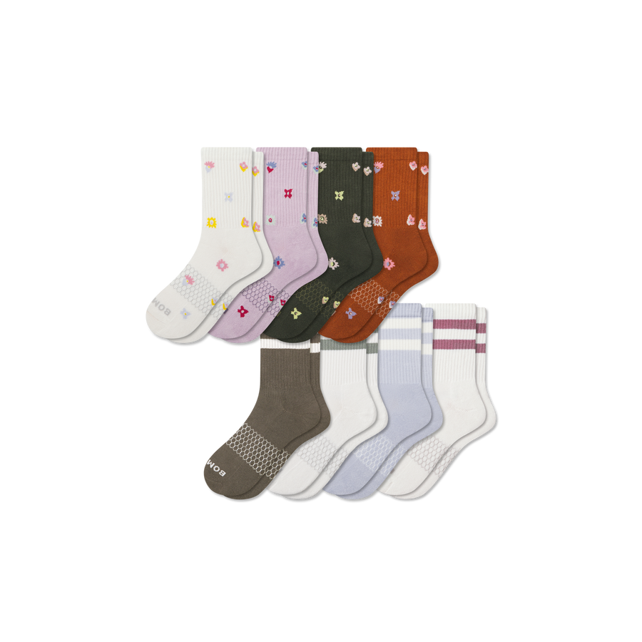 Women's Half Calf Sock 8-Pack - Everyday Office Step