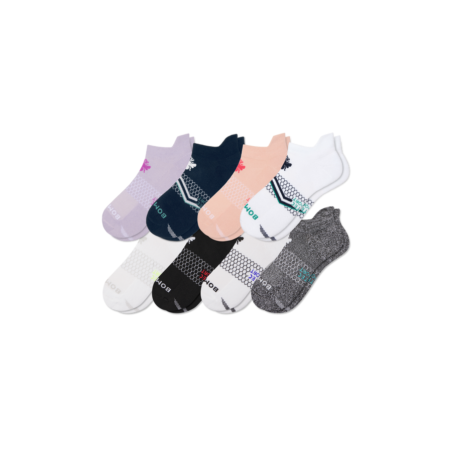 Women's All Sport Ankle Sock 8-Pack - Studio Crew Move