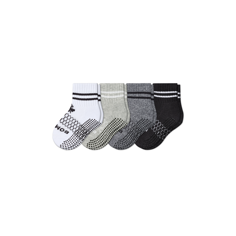 Toddler Originals Gripper Calf Sock 4-Pack - Soft Home Rotation