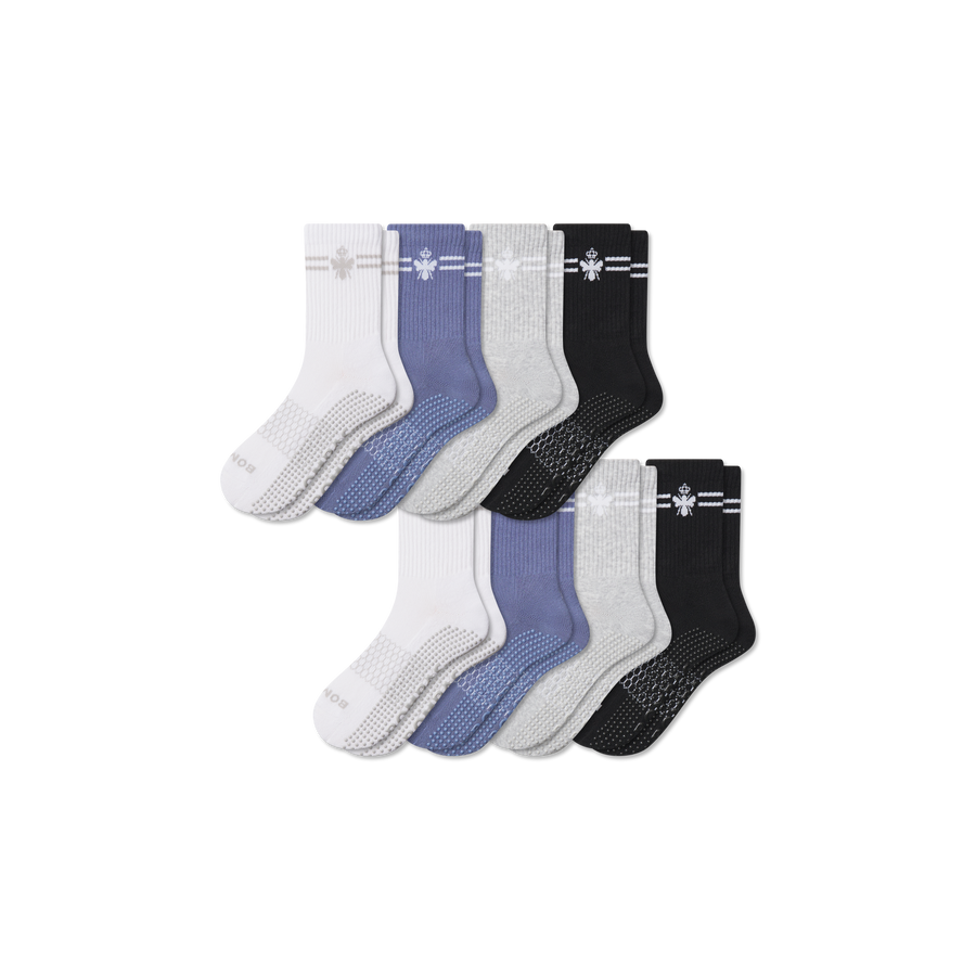 Men's Gripper Half Calf Sock 8-Pack - Fresh Weekend Fit