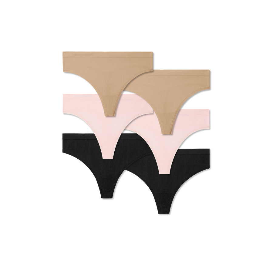 Women's Seamless Thong 6-Pack - Modal Everyday Wear