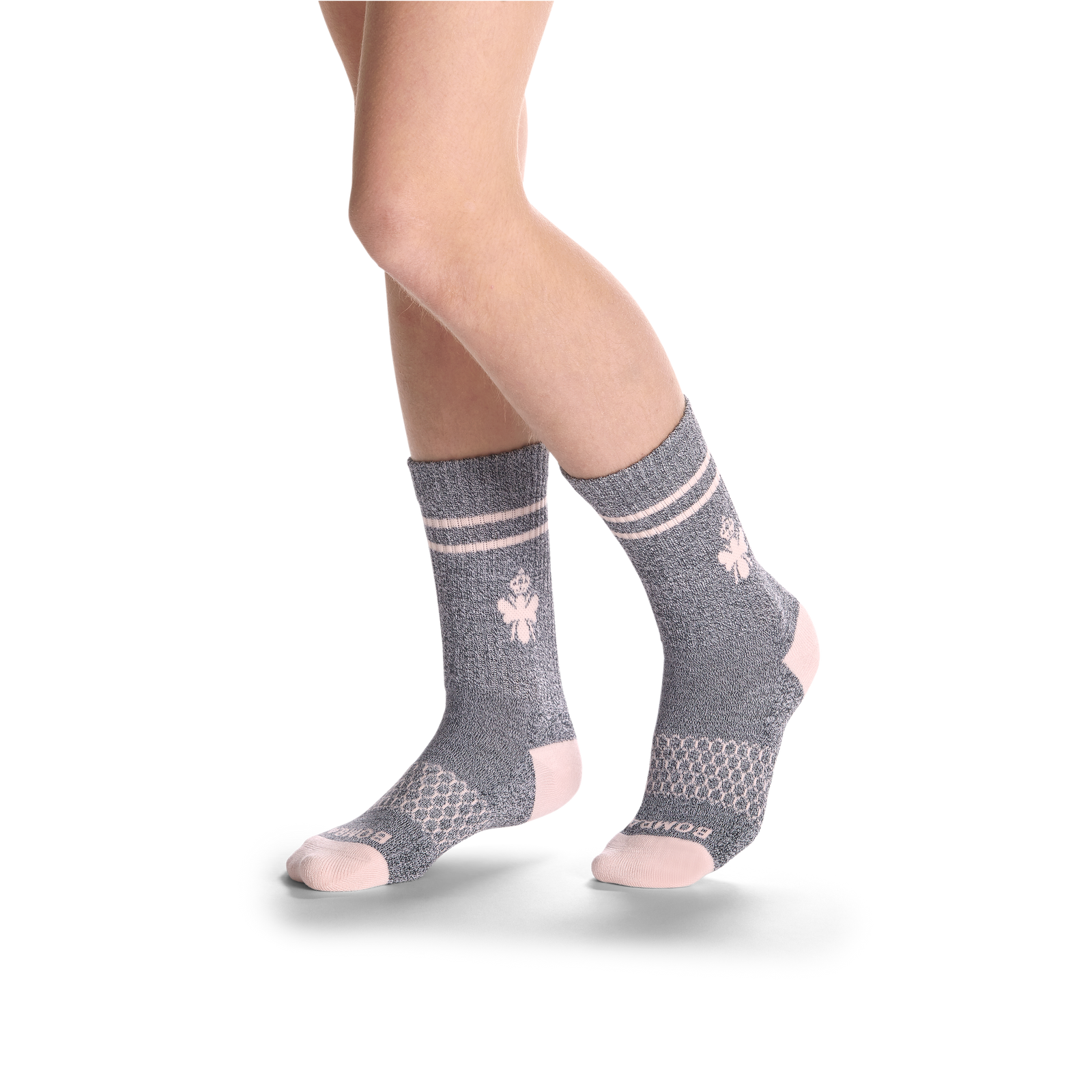 Youth Originals Calf Sock 4-Pack - pink-logwood-mix - 16