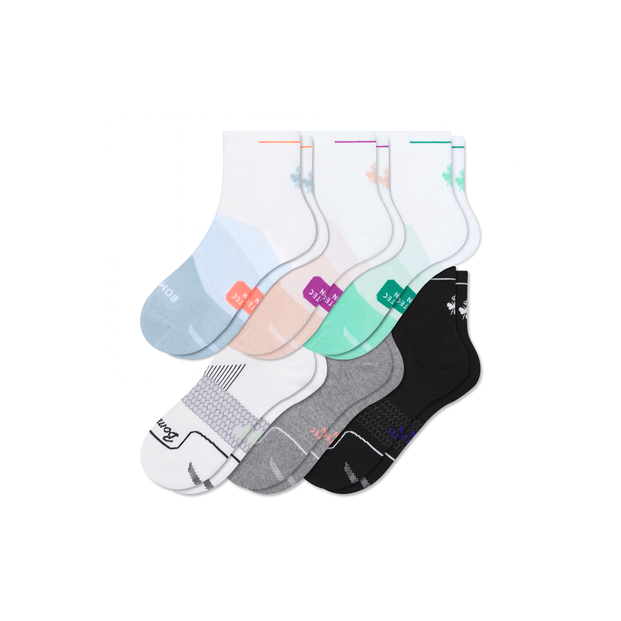 Women's Run Quarter Sock 6-Pack - Everyday Trail Move