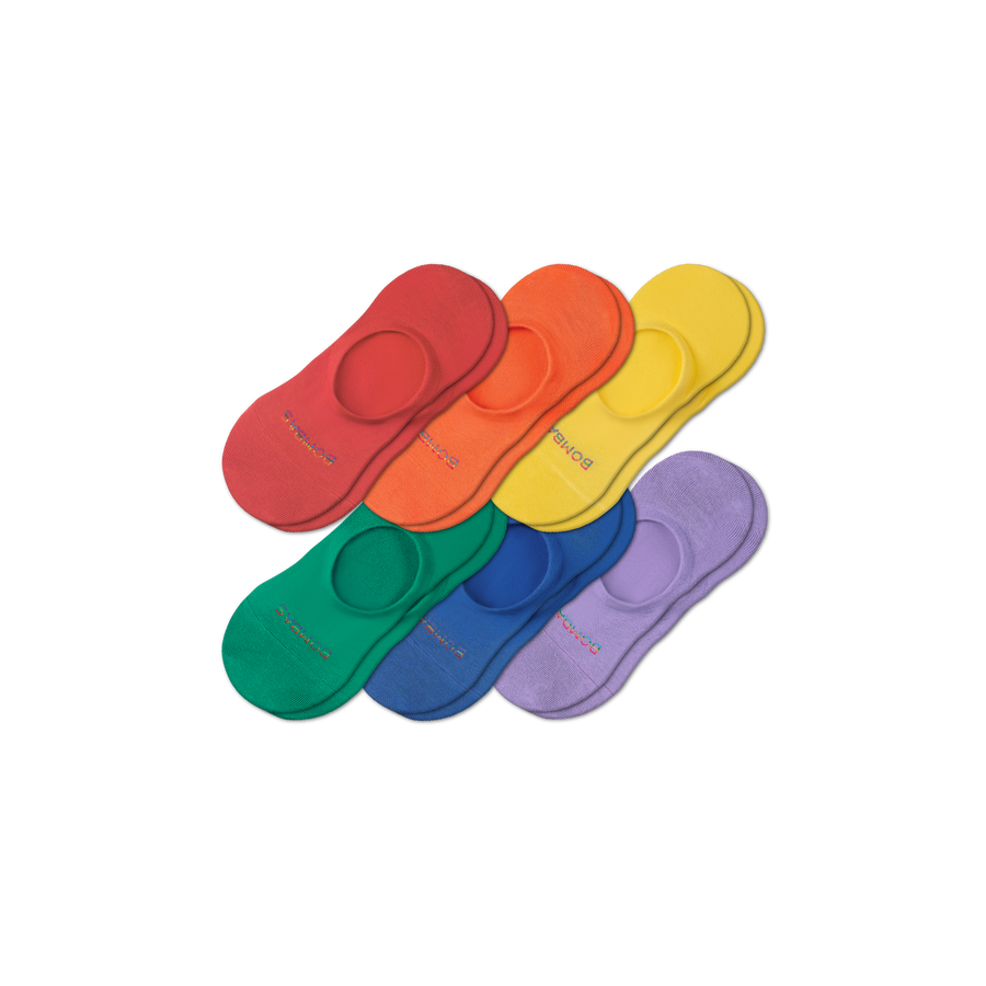 Pride Lightweight No Show Sock 6-Pack - Modern Crew Move