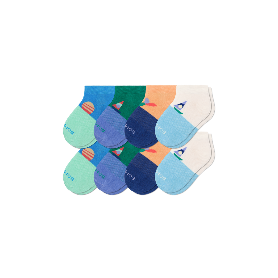 Toddler Lightweight Ankle Sock 8-Pack - Steady Move