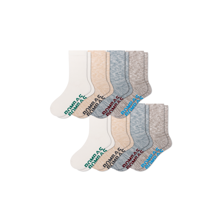 Women's Summer Ragg Half Calf Sock 8-Pack - Trail Everyday Wear