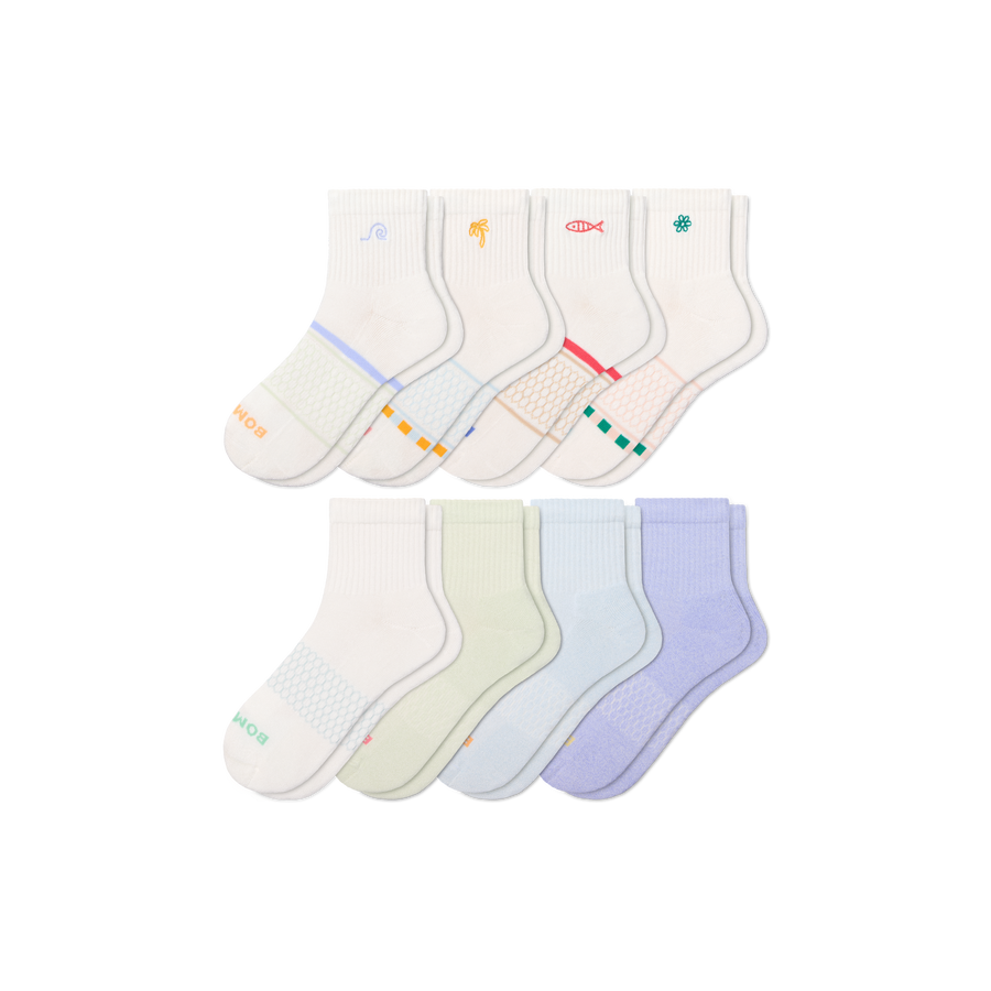 Women's Quarter Sock 8-Pack - Soft Run Step