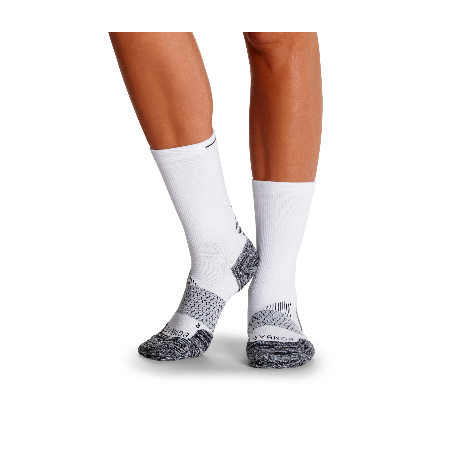 Women's Running Calf Sock 3-Pack - white-bee - 22