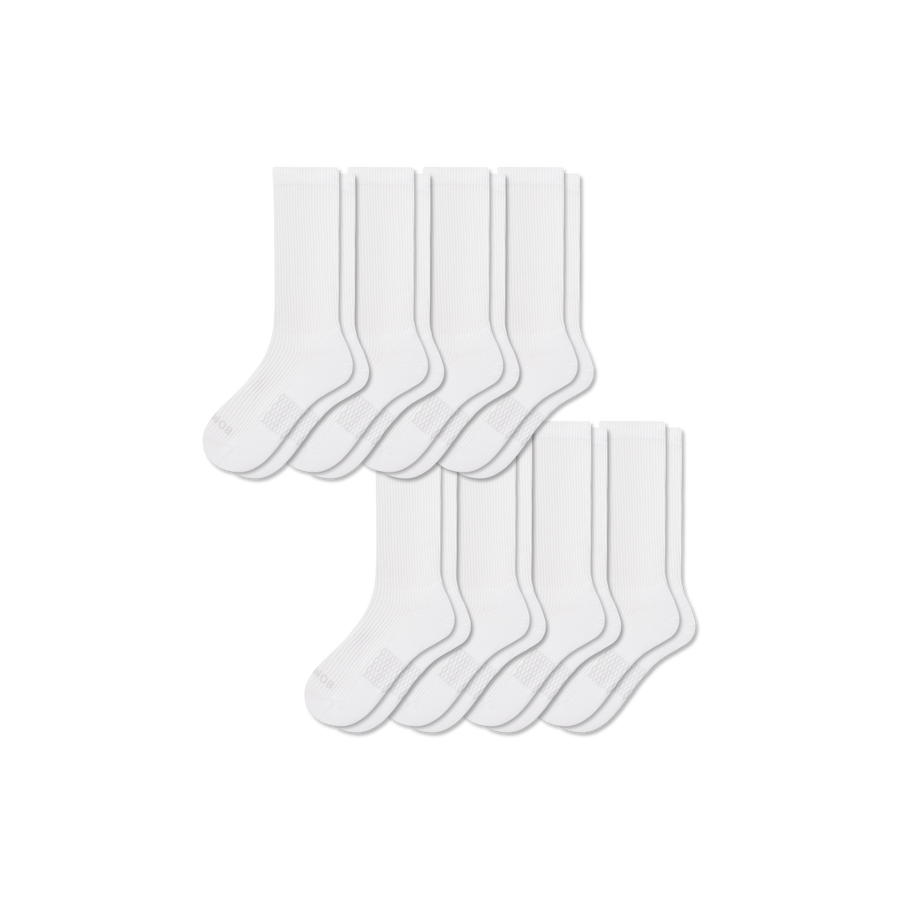 Women's Modern Rib Calf Sock 8-Pack - Daily No Show Cushion